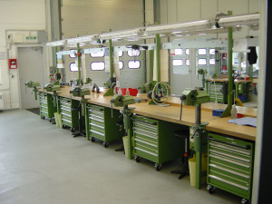 Mechanikerarbeitsplätze